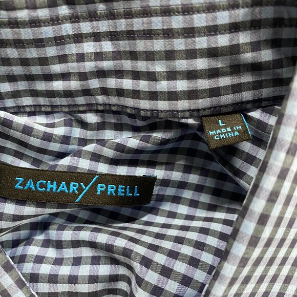 Zachary Prell Men's Long Sleeve Button Down Shirt Size Large - Picture 3 of 4